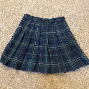 Tartan Pleated Skirt